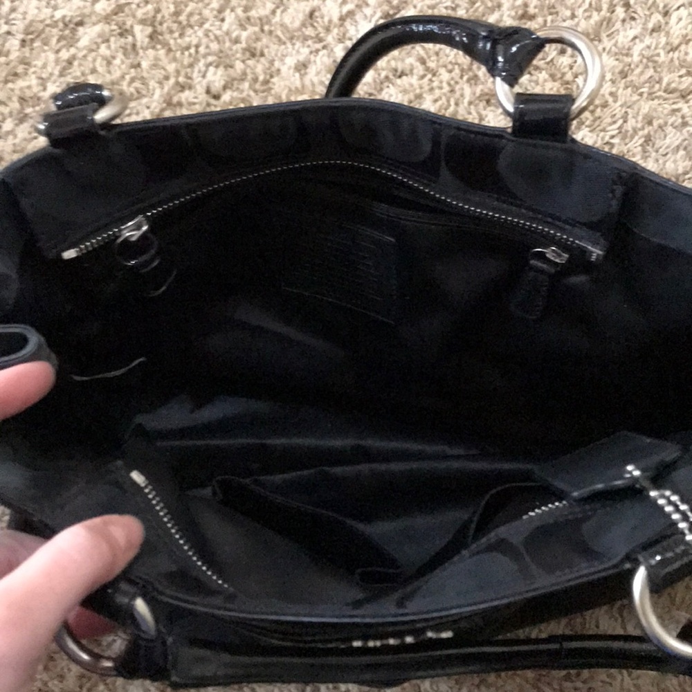 Black Coach purse - Picture 3 of 5